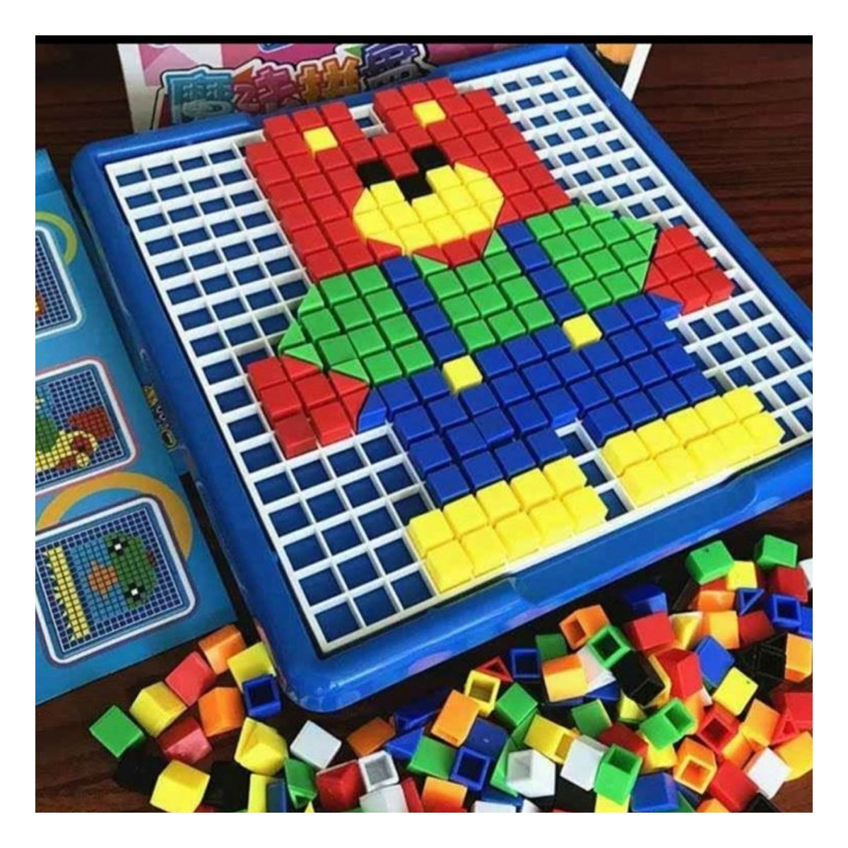 MOSAICO EDUCATIVO 490 PIEZAS MULTICOLOR PARA APRENDIZAJE Y DIVERSION YLIGAS REGALO - 2