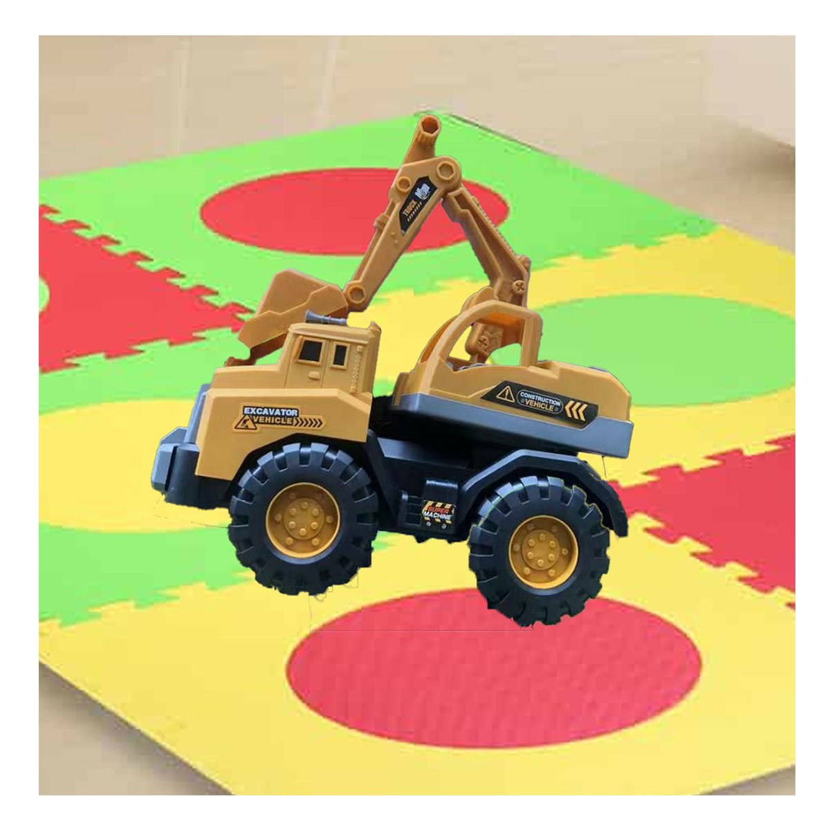 PACK12 CONSTRUCTOR INFANTIL DE EXCAVACION 23X35CM AMARILLO - 2