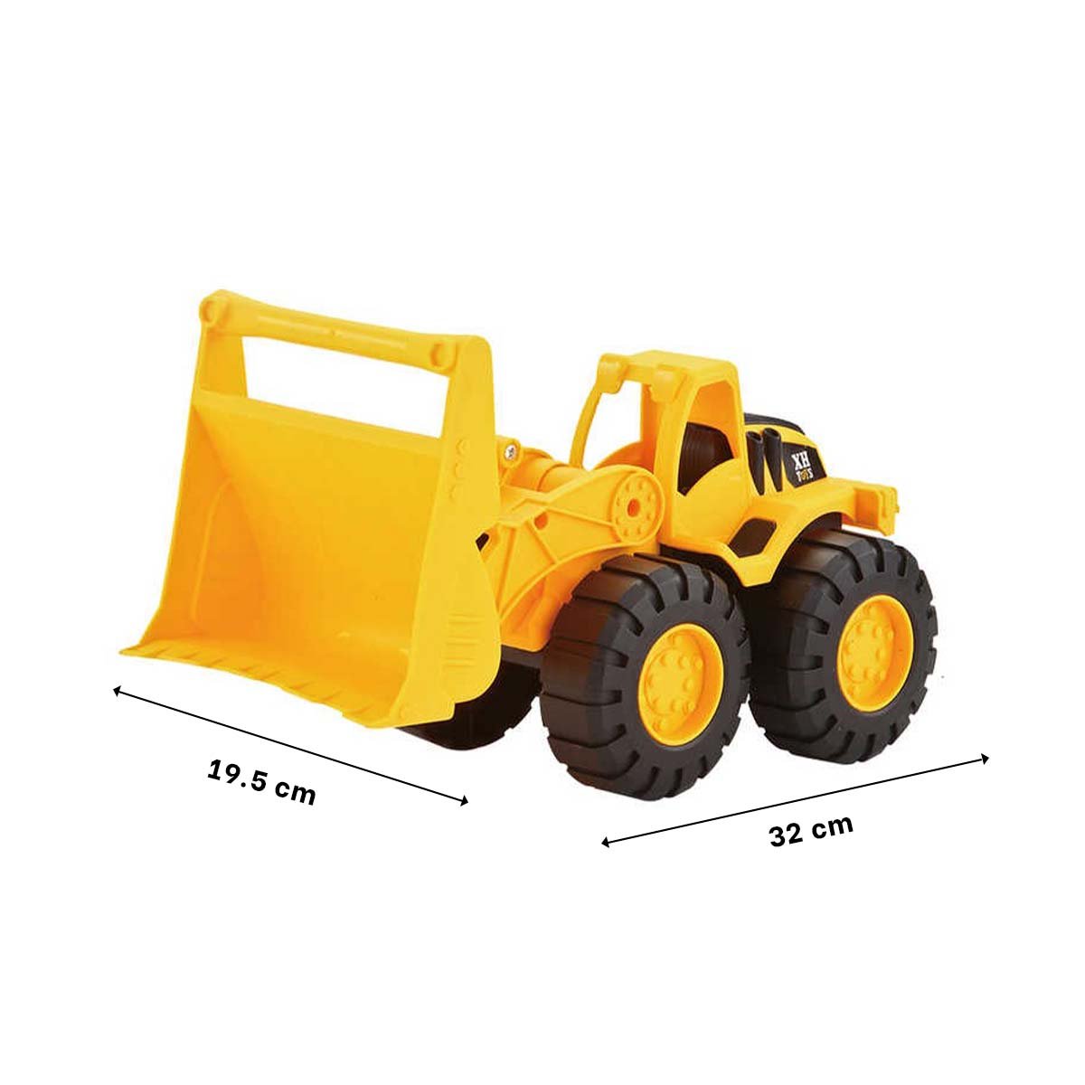 PACK2 MAQUINARIA DE CONSTRUCCION BRAZO DELANTERO 19,5X32CM AMARILLO INFANTIL - 4