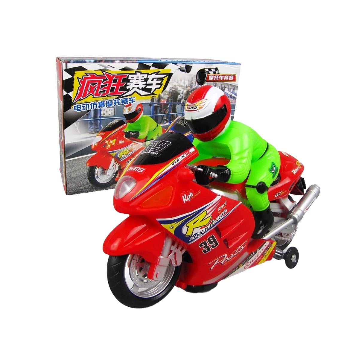PACK6 APARATO DE PISTA CON PILOTO ROJO PARA AVENTURAS INFANTILES EN CASA YREGALO STICKER - 2