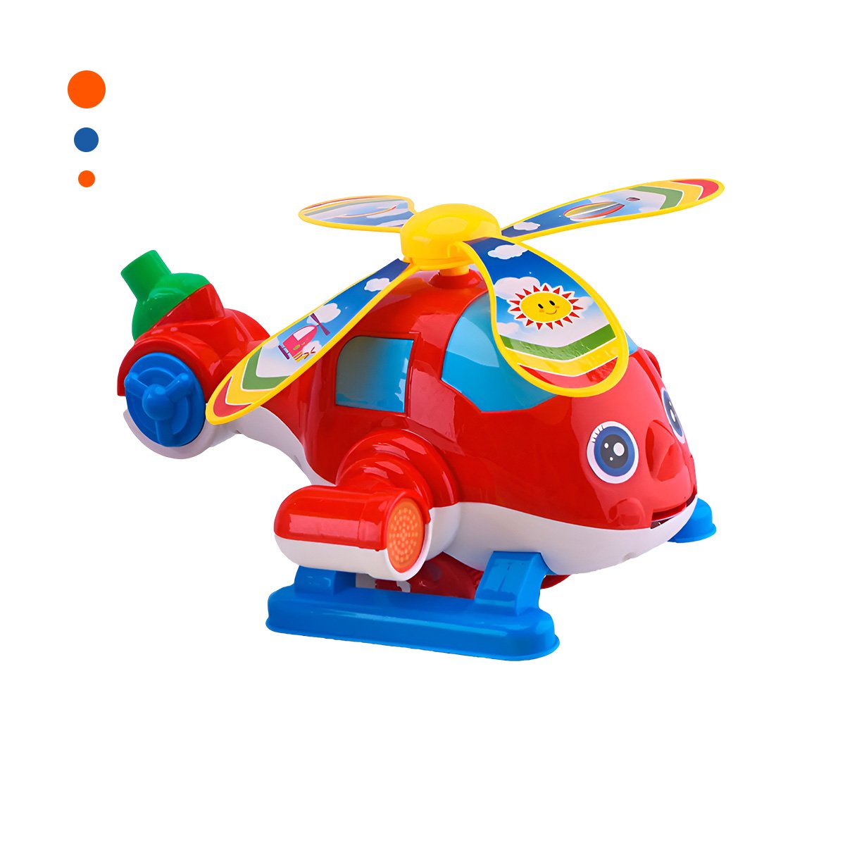 VEHICULO ROJO JALADOR GIRATORIO INFANTIL CON DISENO DIVERTIDO Y DURADERO YPAPEL REGALO - 1
