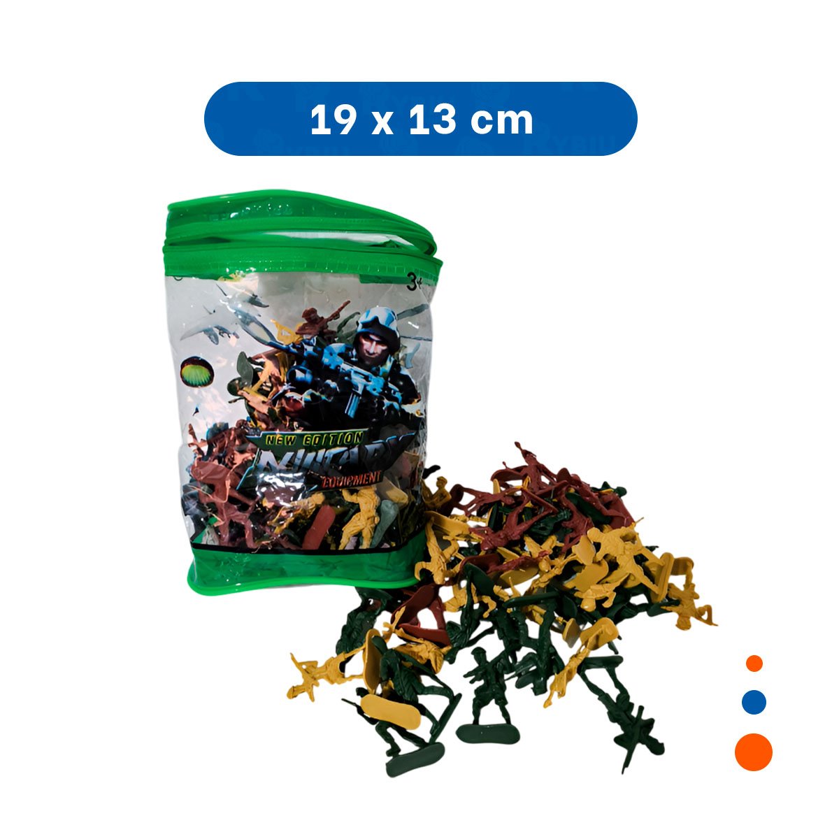 DEFENSORES EN BOLSA CON CIERRE 19X13CM MULTICOLOR PARA JUEGO INFANTIL YLIGAS REGALO - 4