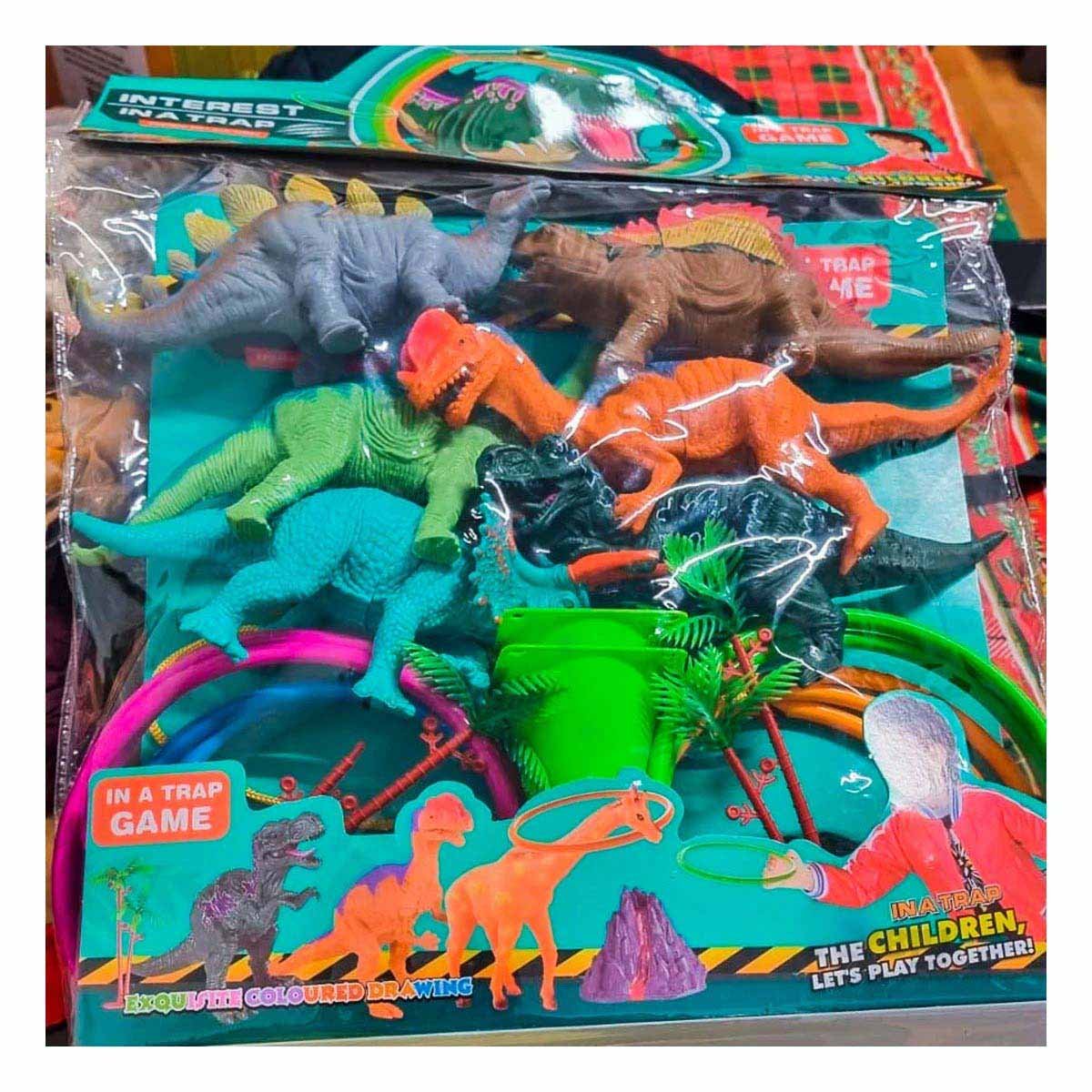 PACK2 GRUPO DE FIGURAS DINOSAURIO CON ACCESORIOS PARA JUEGO IMAGINATIVO YREGALO STICKER - 3