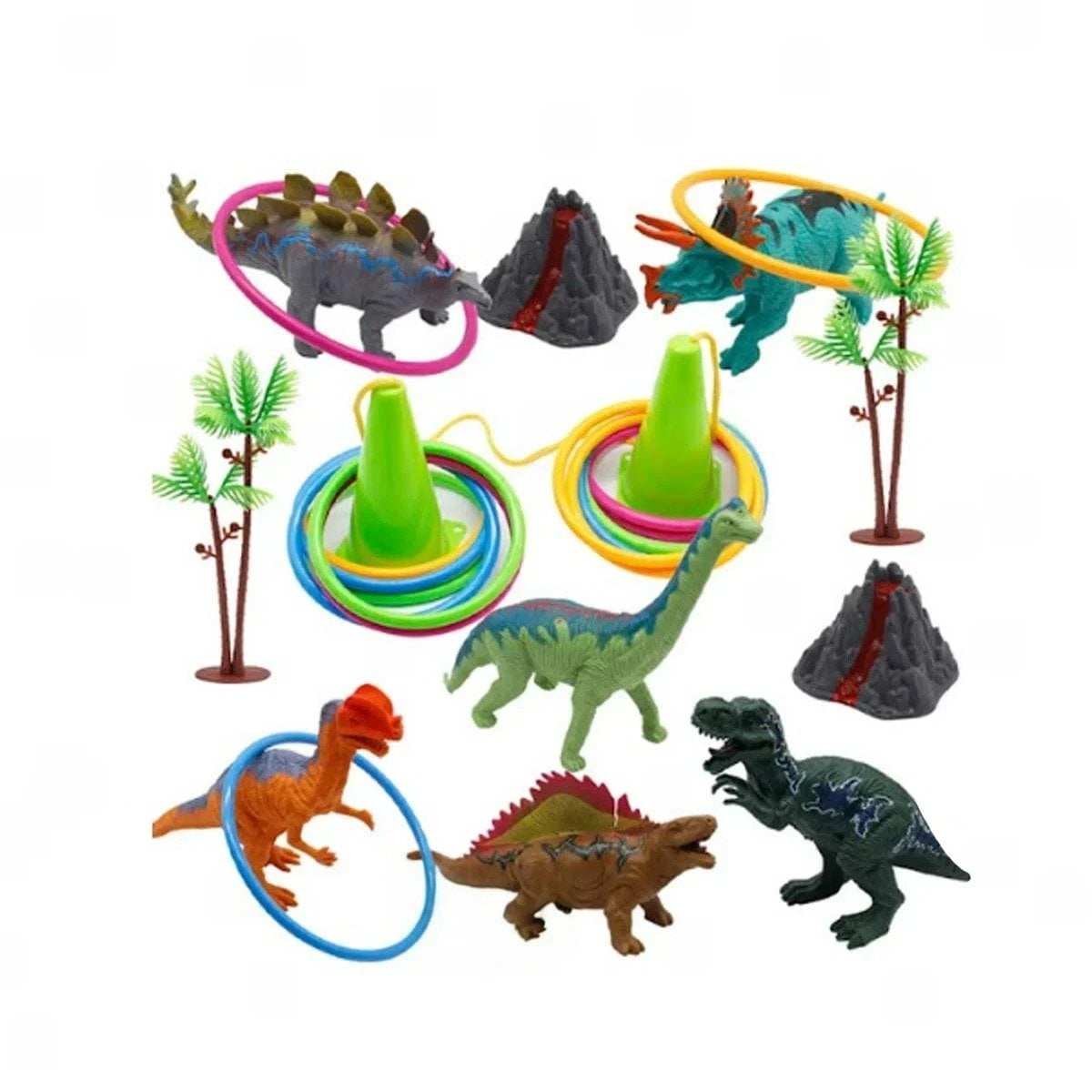 PACK2 JUEGO INFANTIL DE DINOSAURIOS CON ACCESORIOS PARA CASA - 2