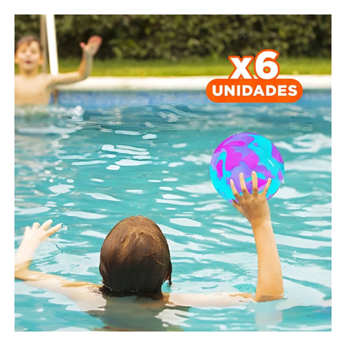 PACK6 PELOTA LED MULTICOLOR PARA INFANTES CON LUZ PARA JUEGOS FAMILIARES YREGALO STICKER - 1