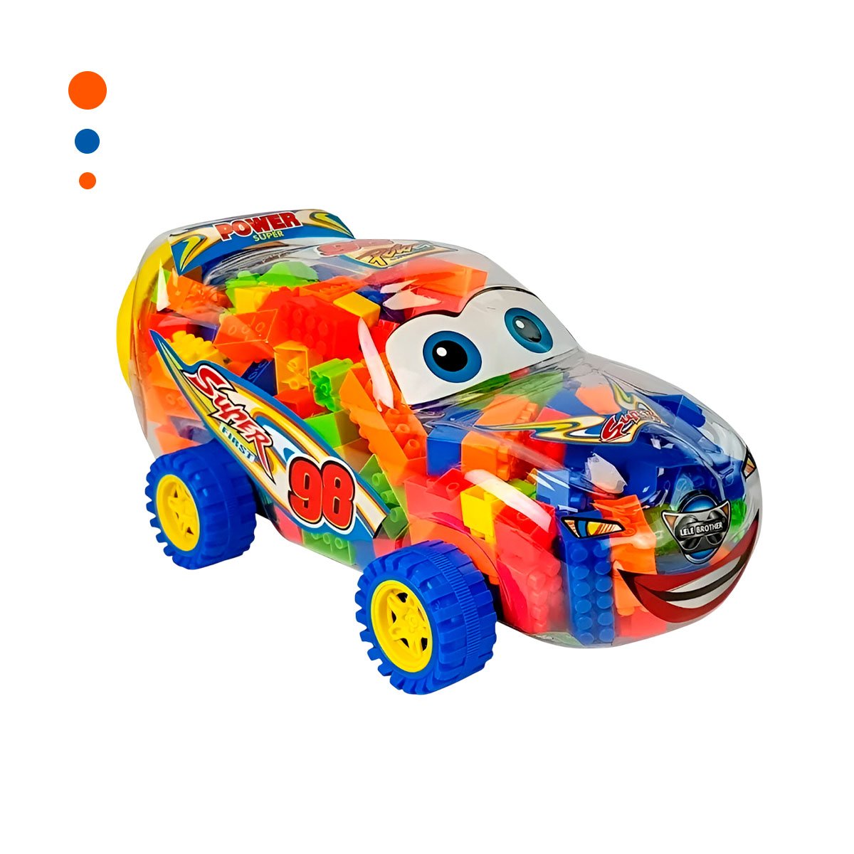 PACK2 JUEGO DIDACTICO DE CARRITO MULTICOLOR PARA USO DIARIO YREGALO STICKER - 2