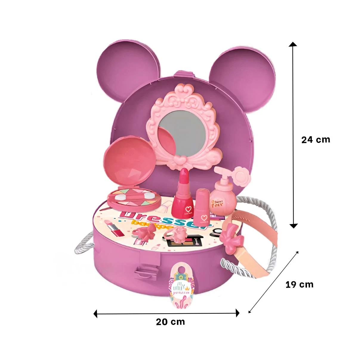 PACK6 MALETA DE MAQUILLAJE INFANTIL CON OREJITAS - 4