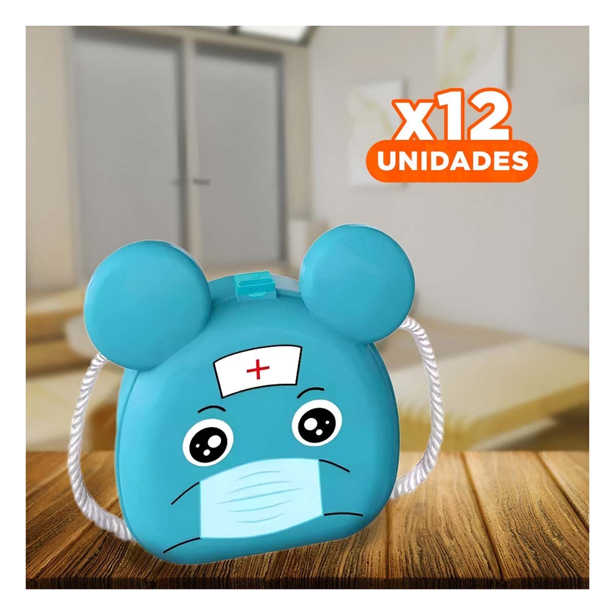 PACK12 JUEGO EDUCATIVO DE DOCTOR PARA NIÑOS CON OREJITAS - 1