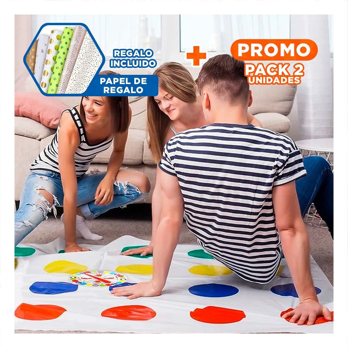 PACK2 DIVERSION FISICA PARA ESPACIOS DE ENTRETENIMIENTO YPAPEL REGALO - 1