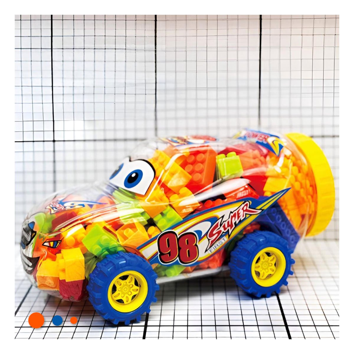 PACK2 PACK DIDACTICO DE CARRITO MULTICOLOR PARA DIVERSION EN CASA - 3