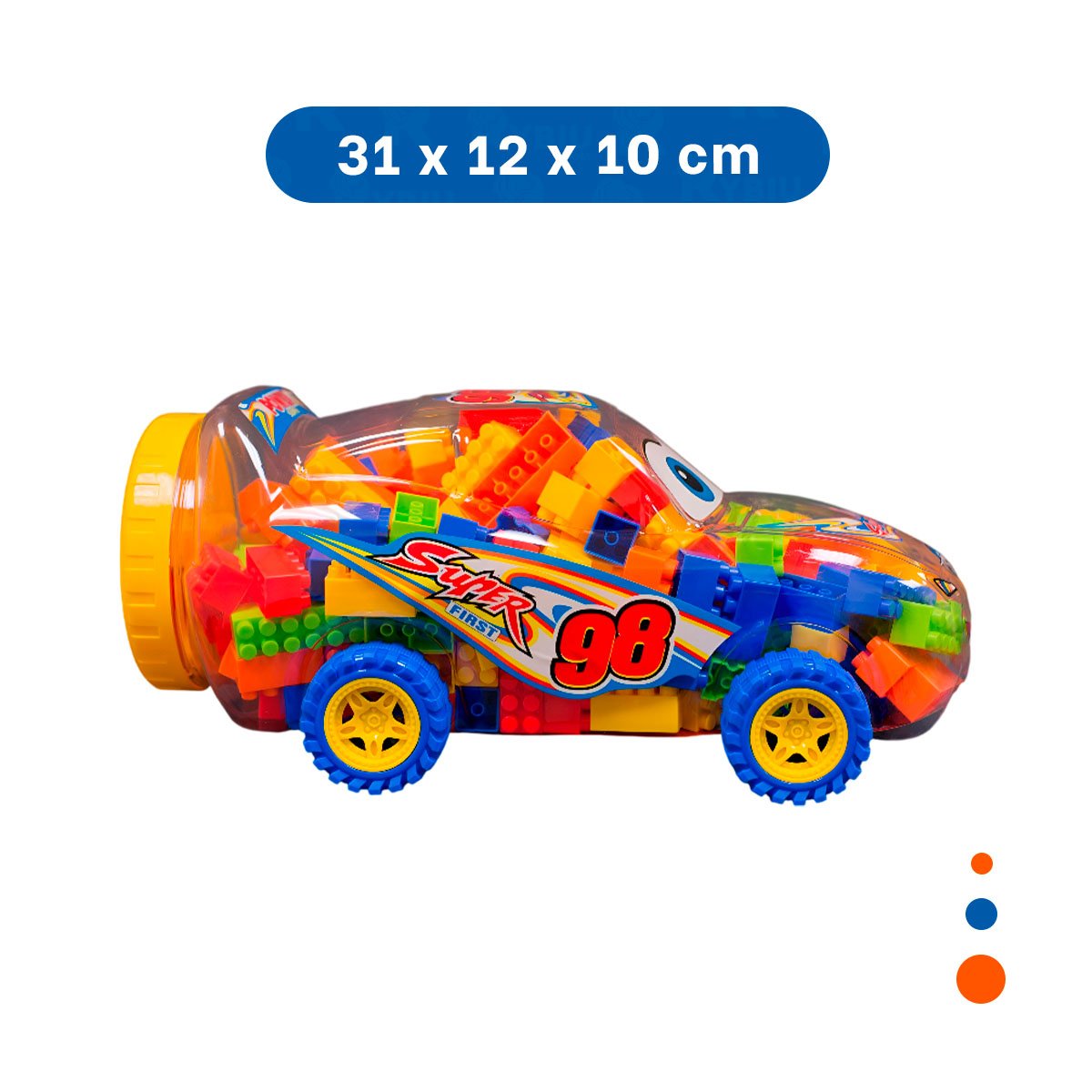 PACK2 PACK DIDACTICO DE CARRITO MULTICOLOR PARA DIVERSION EN CASA - 4