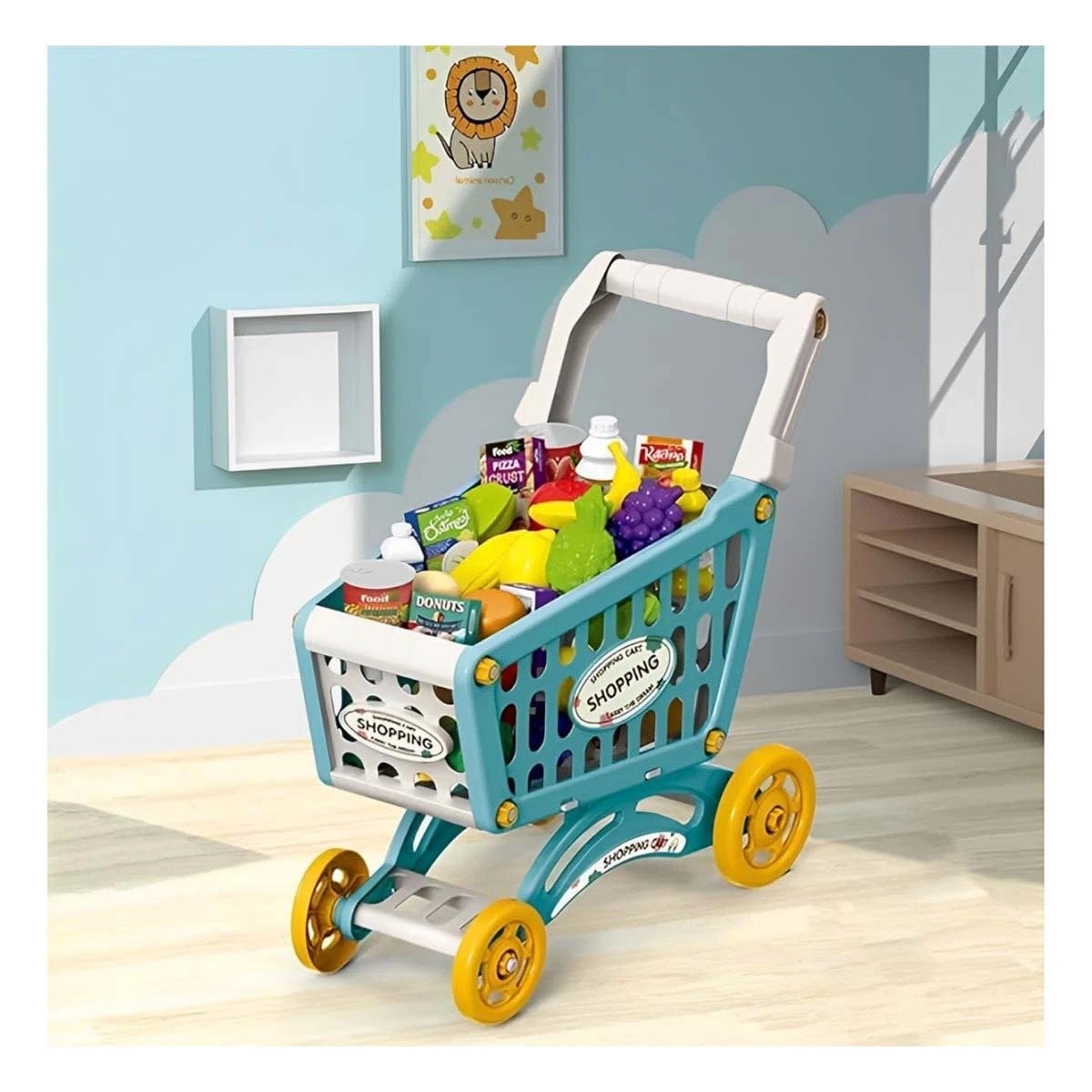PACK2 MODULO DE MERCADO CON ACCESORIOS PARA JUEGO CREATIVO Y USO DIARIO YREGALO STICKER - 3