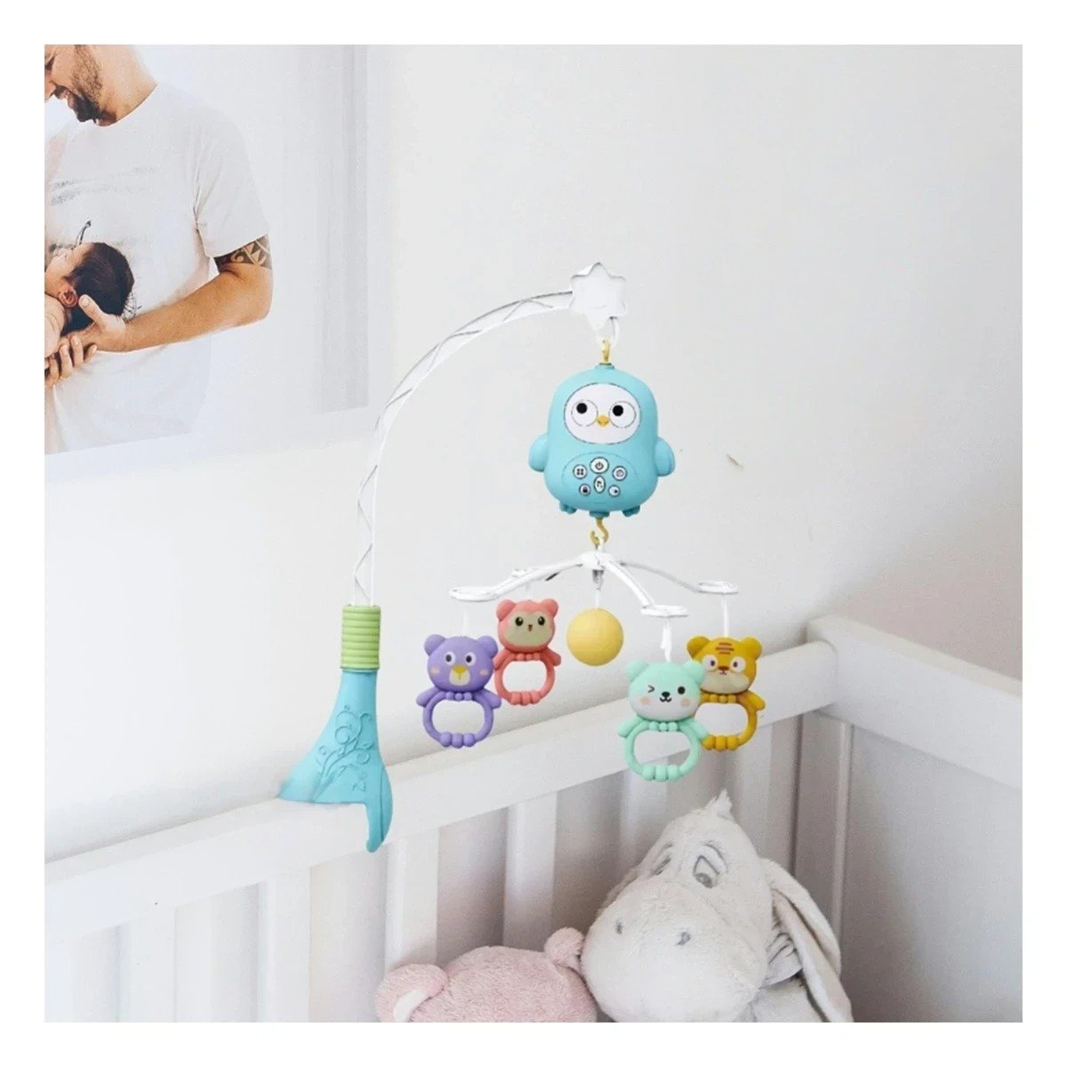 PACK4 SOPORTE DE PASEO CON JUGUETES COLGANTES PARA COCHECITO DIARIO - 3