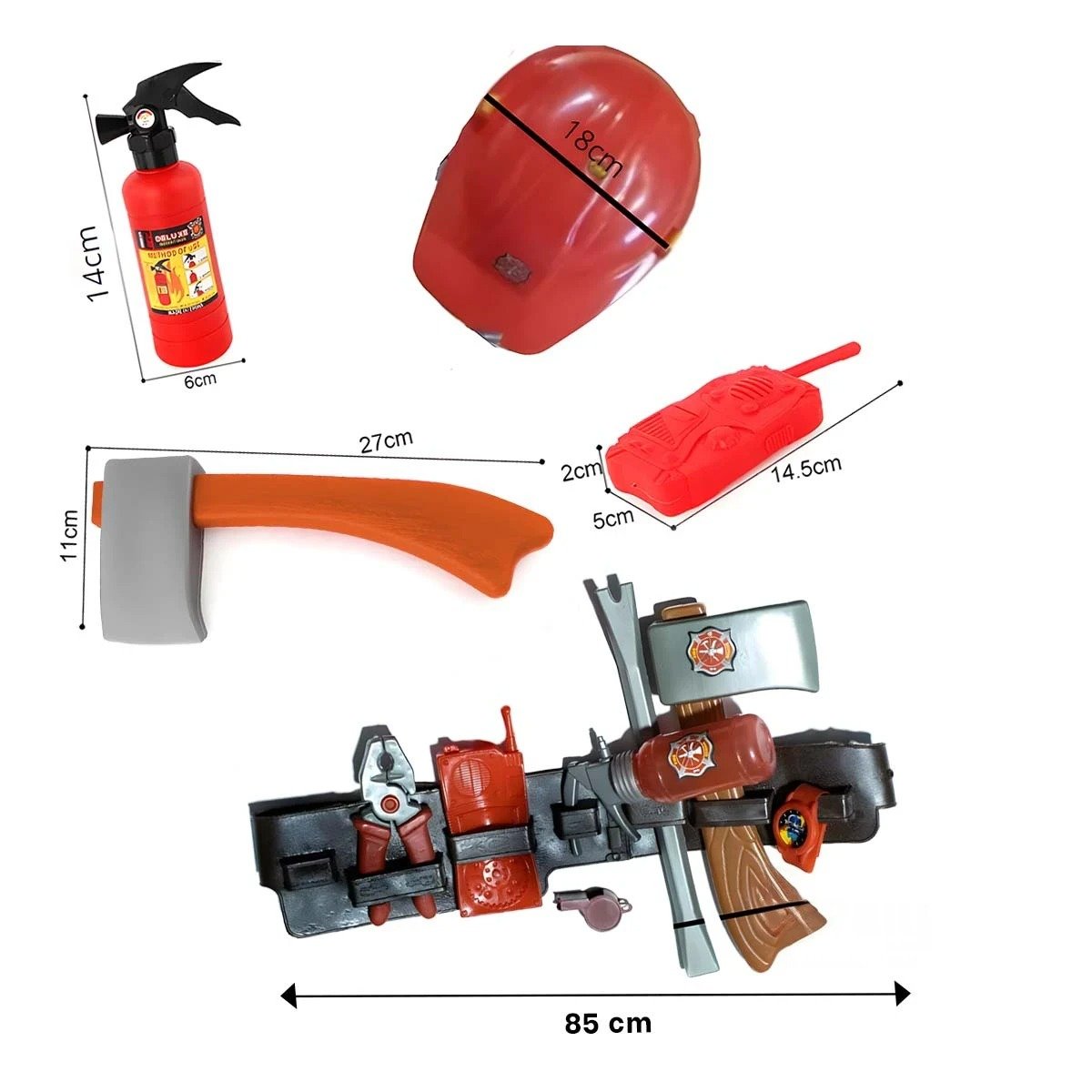ARNES DE HERRAMIENTAS SET DE BOMBERO PARA JUEGOS DE ROL EN CASA - 4
