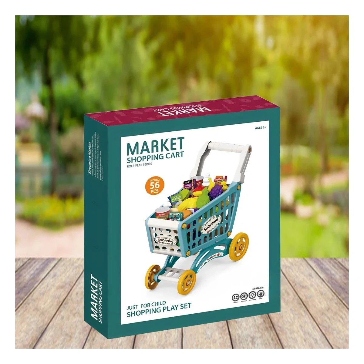 PACK2 JUEGO DE MERCADO CON ACCESORIOS PARA ACTIVIDADES INFANTILES EN EL HOGAR - 5