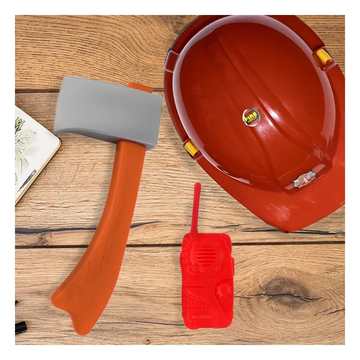 PACK2 FAJA DE JUEGO INFANTIL SET DE BOMBERO PARA USO EN CASA YPAPEL REGALO - 5