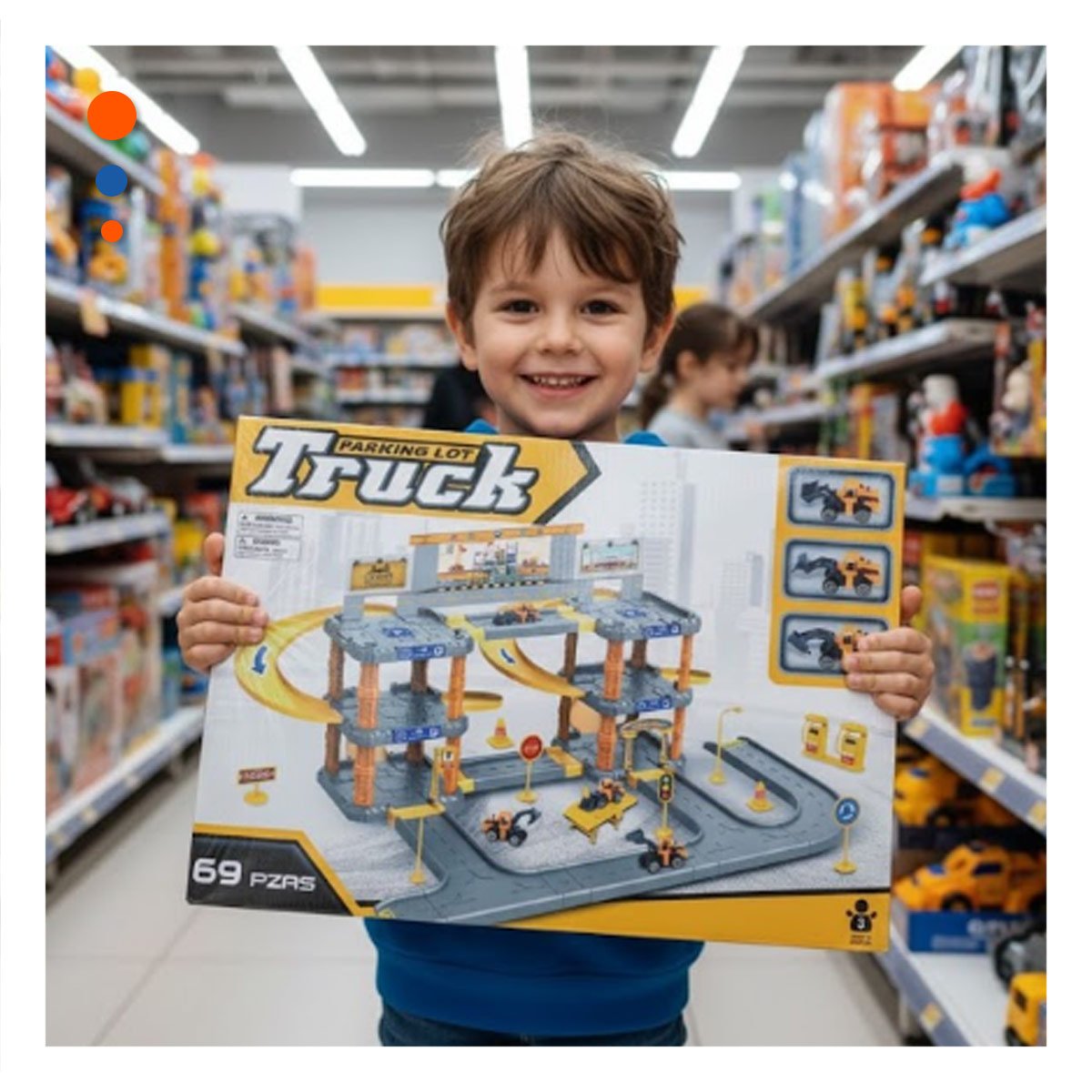 CIRCUITO DIDACTICO DE CONSTRUCCION CON ESTACIONAMIENTO FUNCIONAL YSTICKY - 3