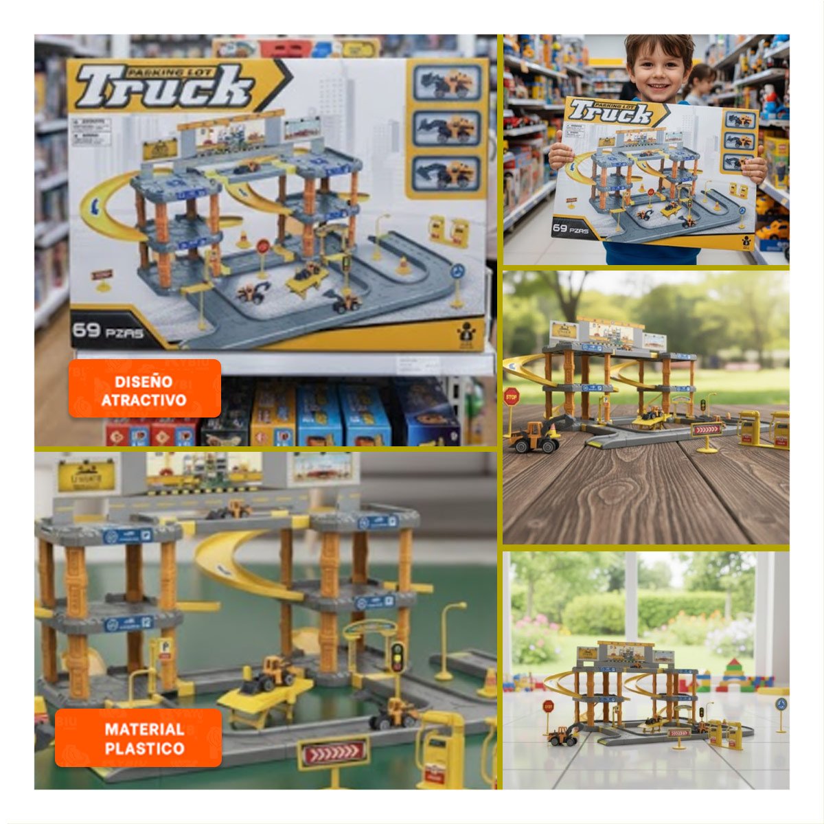 CIRCUITO DIDACTICO DE CONSTRUCCION CON ESTACIONAMIENTO FUNCIONAL YSTICKY - 5