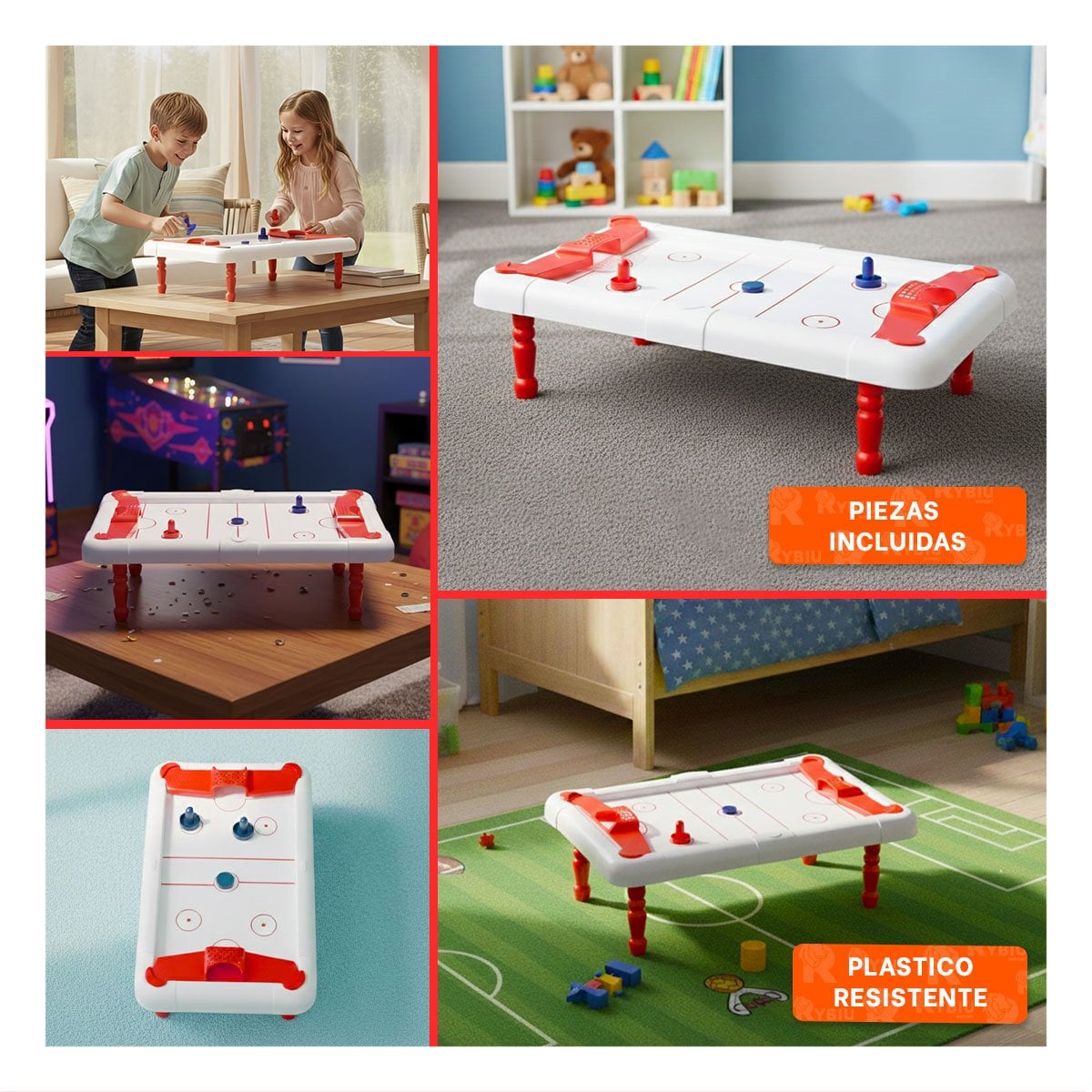 PACK2 PANEL DE ICE HOCKEY PARA CASA CON MOVIMIENTO AGIL Y CONTROL PRECISO YPAPEL REGALO - 3
