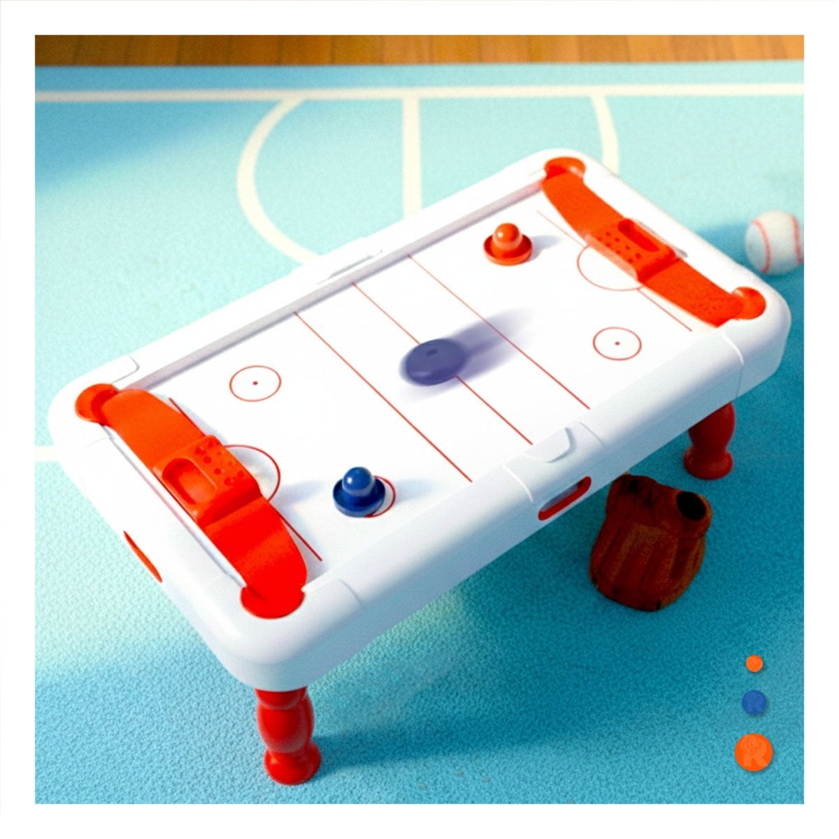 PACK2 PANEL DE ICE HOCKEY PARA CASA CON MOVIMIENTO AGIL Y CONTROL PRECISO YPAPEL REGALO - 5
