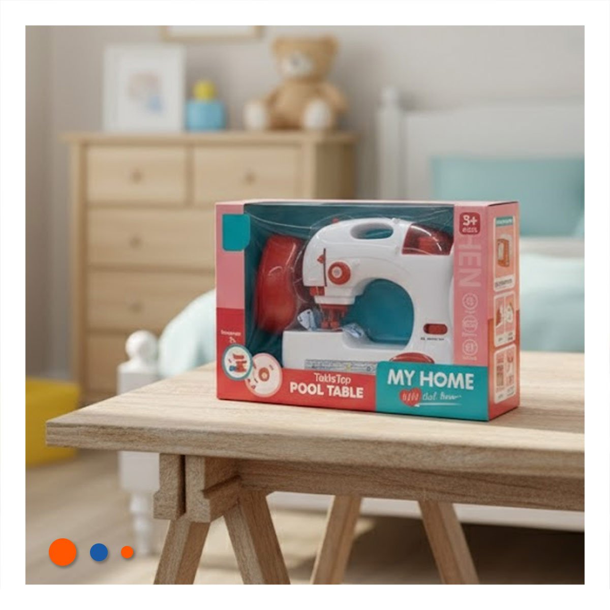 PACK6 HERRAMIENTA DE COSTURA COMPACTA BLANCO Y ROSADO PARA USO DOMESTICO - 3