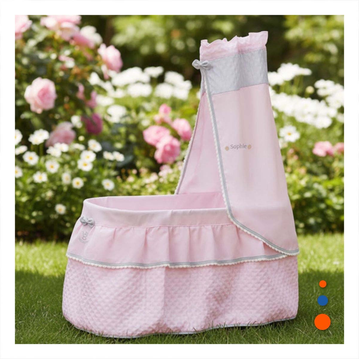 PACK2 SOPORTE COMPACTO PARA MUÑECAS ROSADO 37X60X100CM CON ESTILO DULCE YPAPEL REGALO - 2