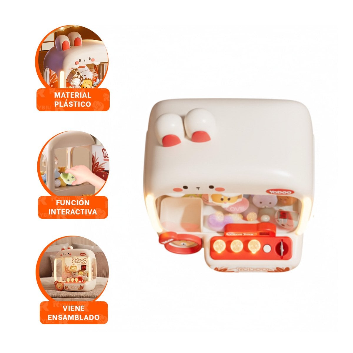 JUEGO DE MESA CON GARRA Y FIGURA DE CONEJO PARA DIVERSION EN INTERIORES YSTICKY - 1