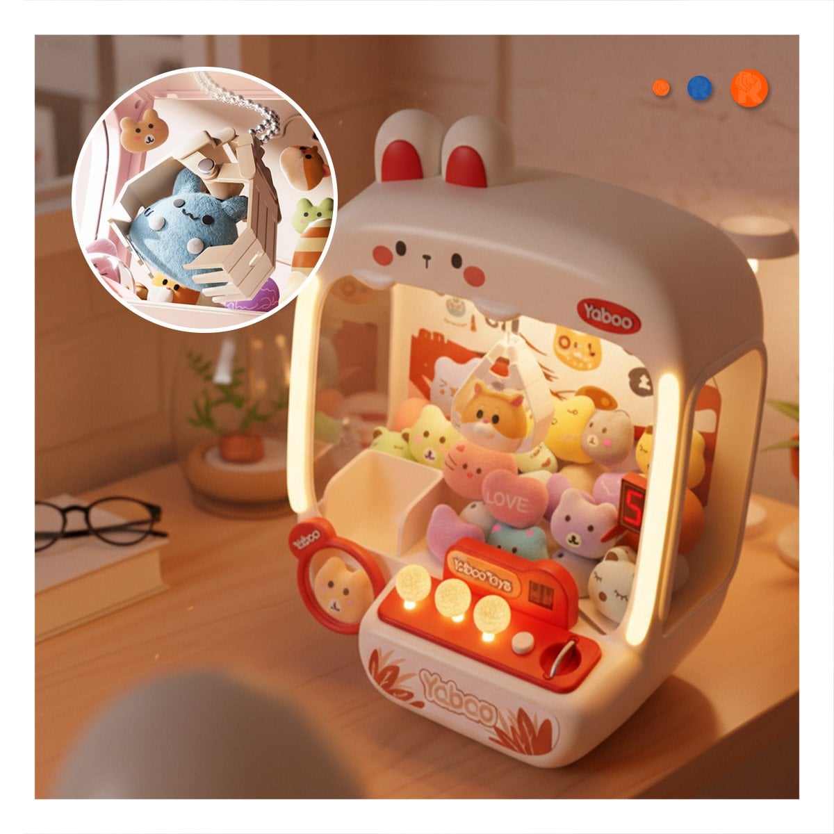 JUEGO DE MESA CON GARRA Y FIGURA DE CONEJO PARA DIVERSION EN INTERIORES YSTICKY - 2