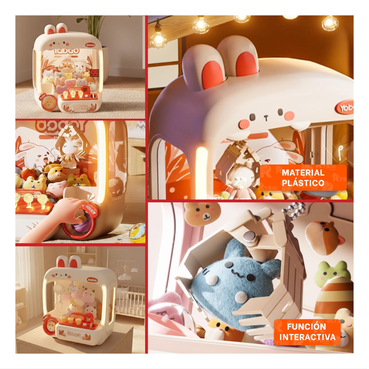 JUEGO DE MESA CON GARRA Y FIGURA DE CONEJO PARA DIVERSION EN INTERIORES YSTICKY - 5