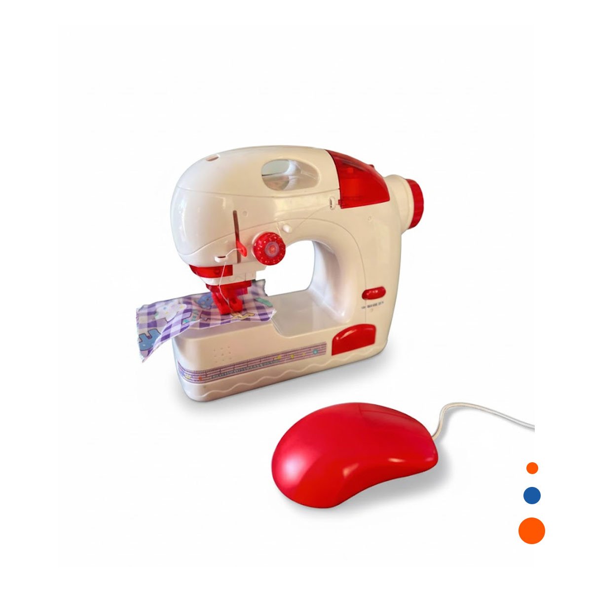PACK4 SISTEMA DE COSER FUNCIONAL BLANCO Y ROSADO PARA ARREGLOS DEL HOGAR YPAPEL REGALO - 3