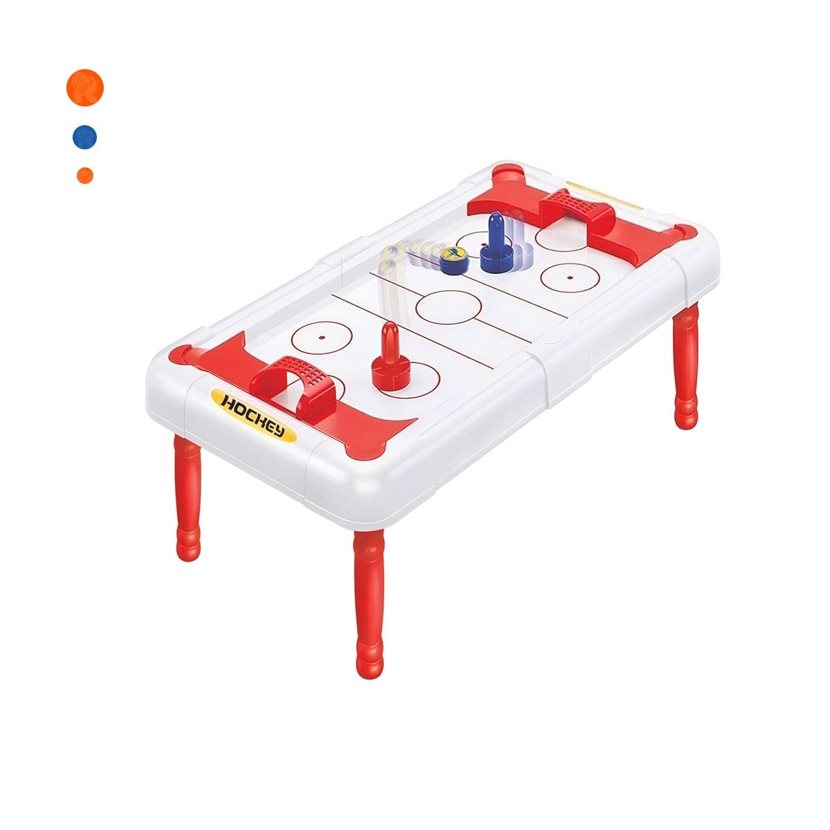 PACK2 ESTRUCTURA DE ICE HOCKEY PARA HOGAR CON USO RECREATIVO Y JUEGO RAPIDO YREGALO STICKER - 2