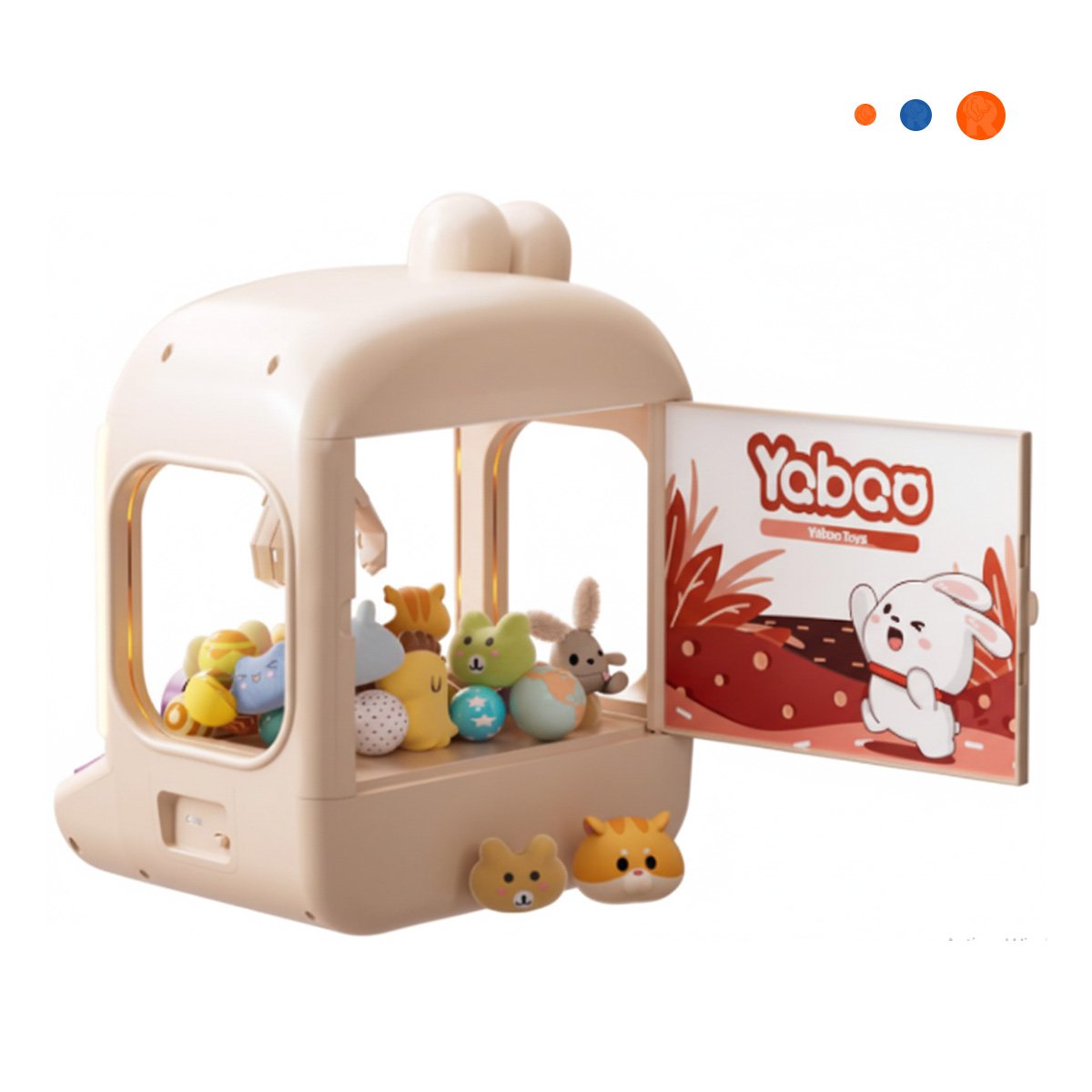 PACK2 SISTEMA DE MESA CON GARRA Y FIGURA DE CONEJO PARA JUEGO MANUAL YREGALO STICKER - 2