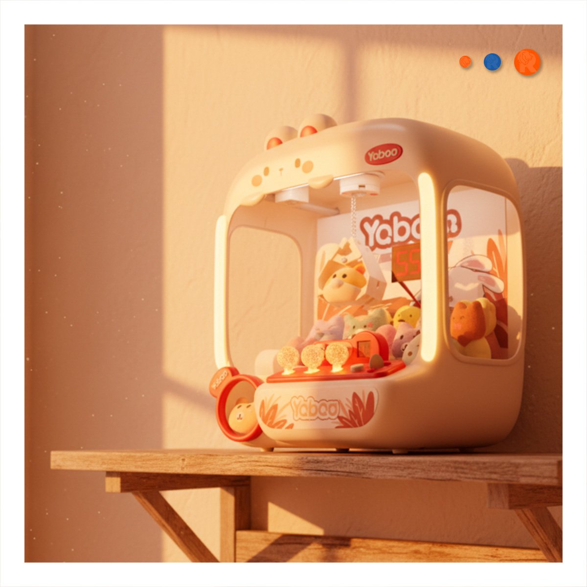 PACK2 SISTEMA DE MESA CON GARRA Y FIGURA DE CONEJO PARA JUEGO MANUAL YREGALO STICKER - 3