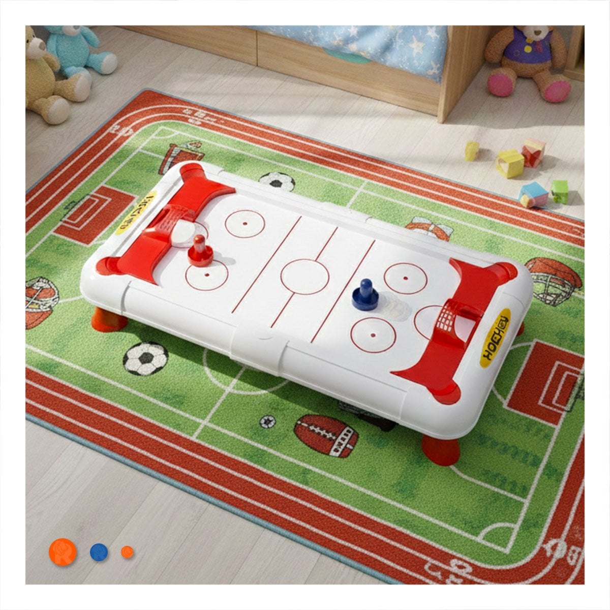 AREA DE ICE HOCKEY PARA CASA CON ESTILO DEPORTIVO Y USO RECREATIVO YREGALO STICKER - 2