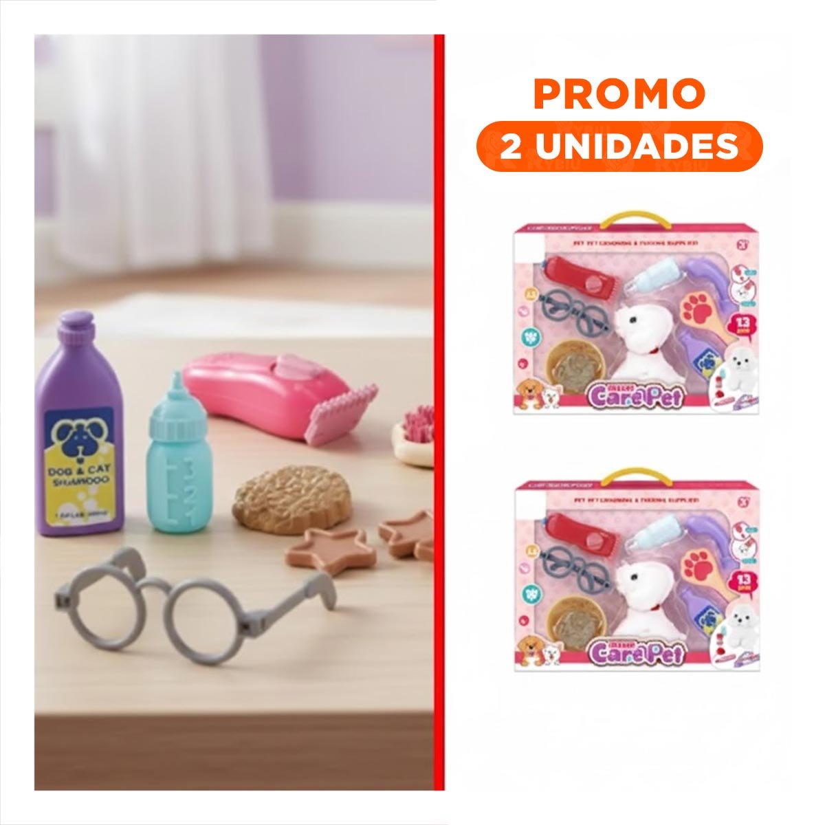 PACK2 COMPLEMENTO DE ALIMENTACION PARA MASCOTA DOG MULTICOLOR PARA HOGAR - 1