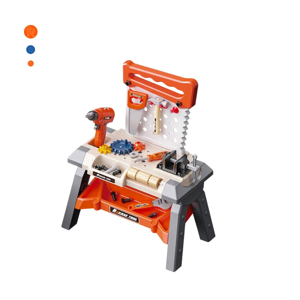 AREA DE HERRAMIENTAS PARA JUEGO INFANTIL CON ACCESORIOS PARA DIVERSION YPAPEL REGALO - 1