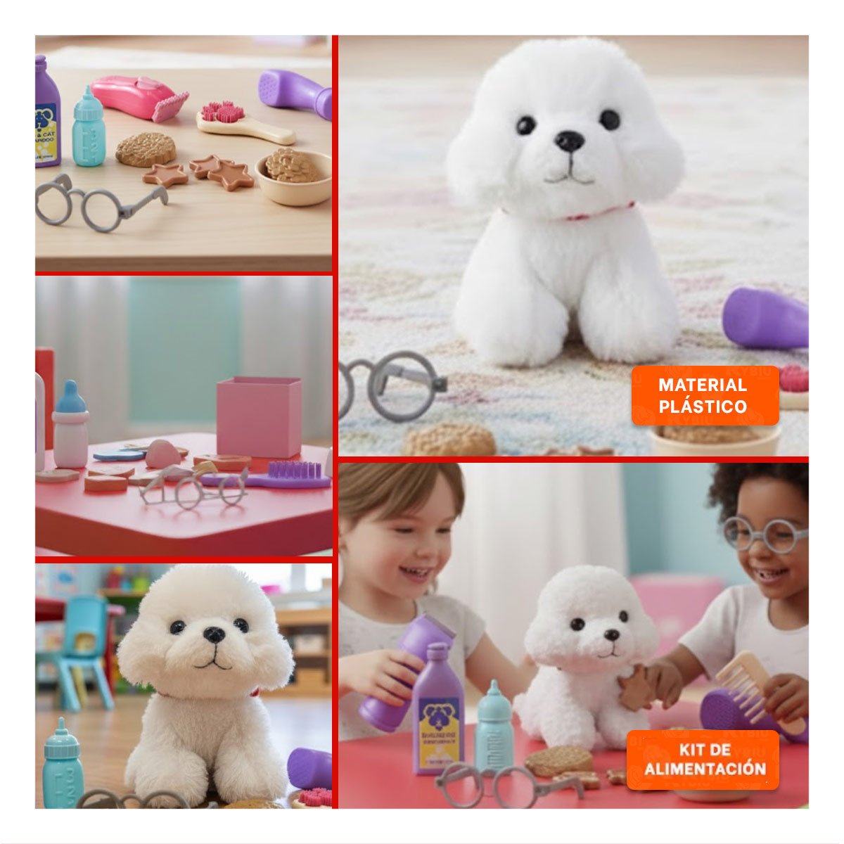 ACCESORIO DE ALIMENTACION PARA MASCOTA DOG MULTICOLOR PARA COMIDA DIARIA YLIGAS REGALO - 5