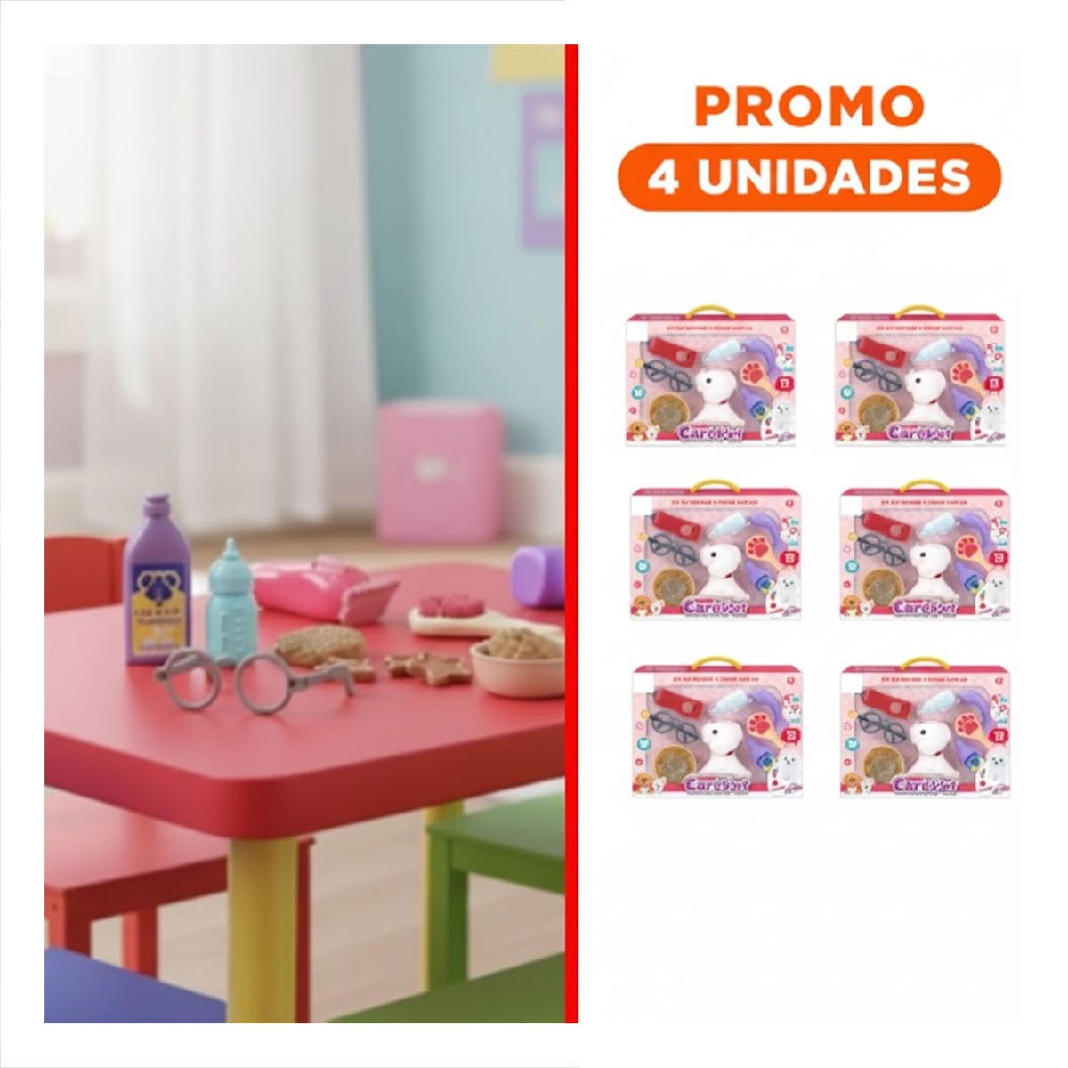 PACK4 MODULO DE ALIMENTACION PARA MASCOTA DOG MULTICOLOR PARA COMIDA Y AGUA YREGALO STICKER - 1