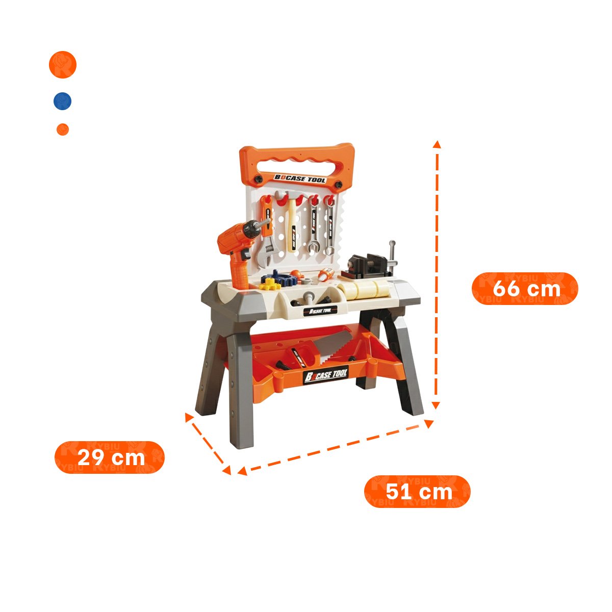 ESTACION DE JUEGO CON SET DE HERRAMIENTAS PARA USO EN CASA YSTICKY - 4