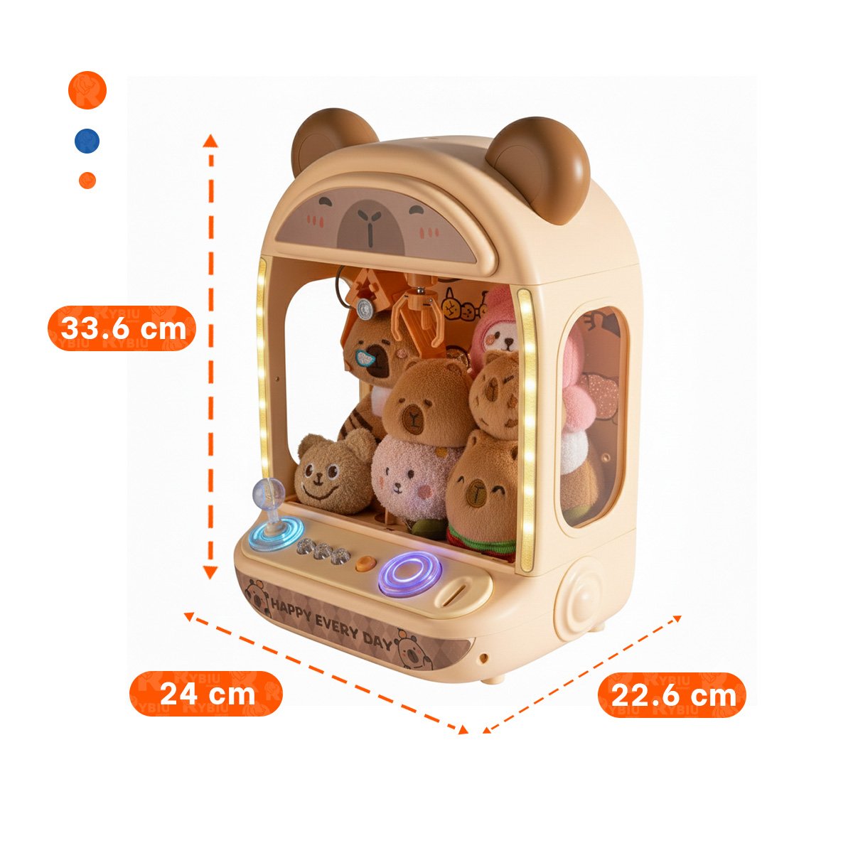 DIDACTICA MAQUINA DE GARRA CON FIGURA CAPI PARA DESARROLLO DE COORDINACION YSTICKY - 4