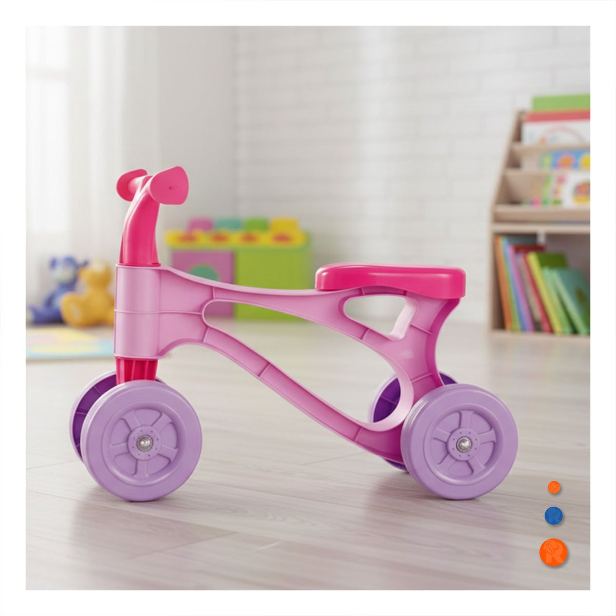 PACK4 BICICLETA TRICICLO DE JUEGO INFANTIL PARA PASEOS Y DIVERSION CONTINUA YPAPEL REGALO - 5