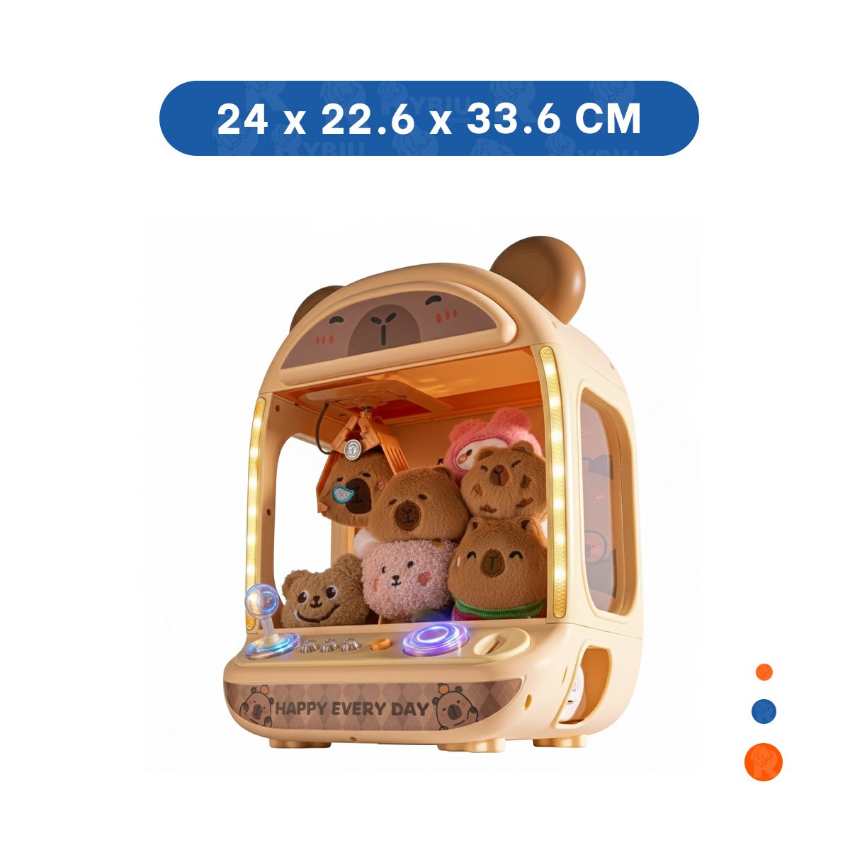 PACK2 INTERACTIVO JUEGO DE GARRA CON FIGURA CAPI PARA USO DIARIO EN CASA - 4