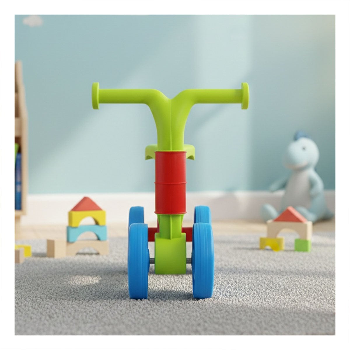TRICICLO PARA INFANTES CON USO DIARIO EN CASA Y ACTIVIDADES DE DIVERSION ACTIVA YPAPEL REGALO - 2