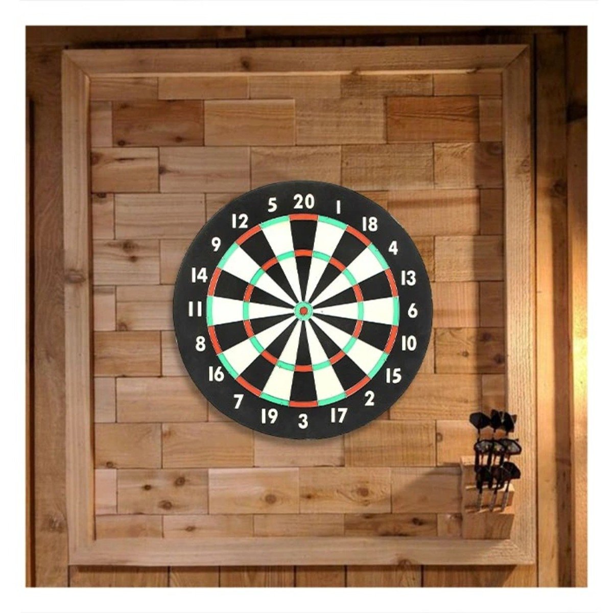 PACK4 DARDO DE MADERA CIRCULAR CON PUAS PARA PRACTICA RECREATIVA - 2