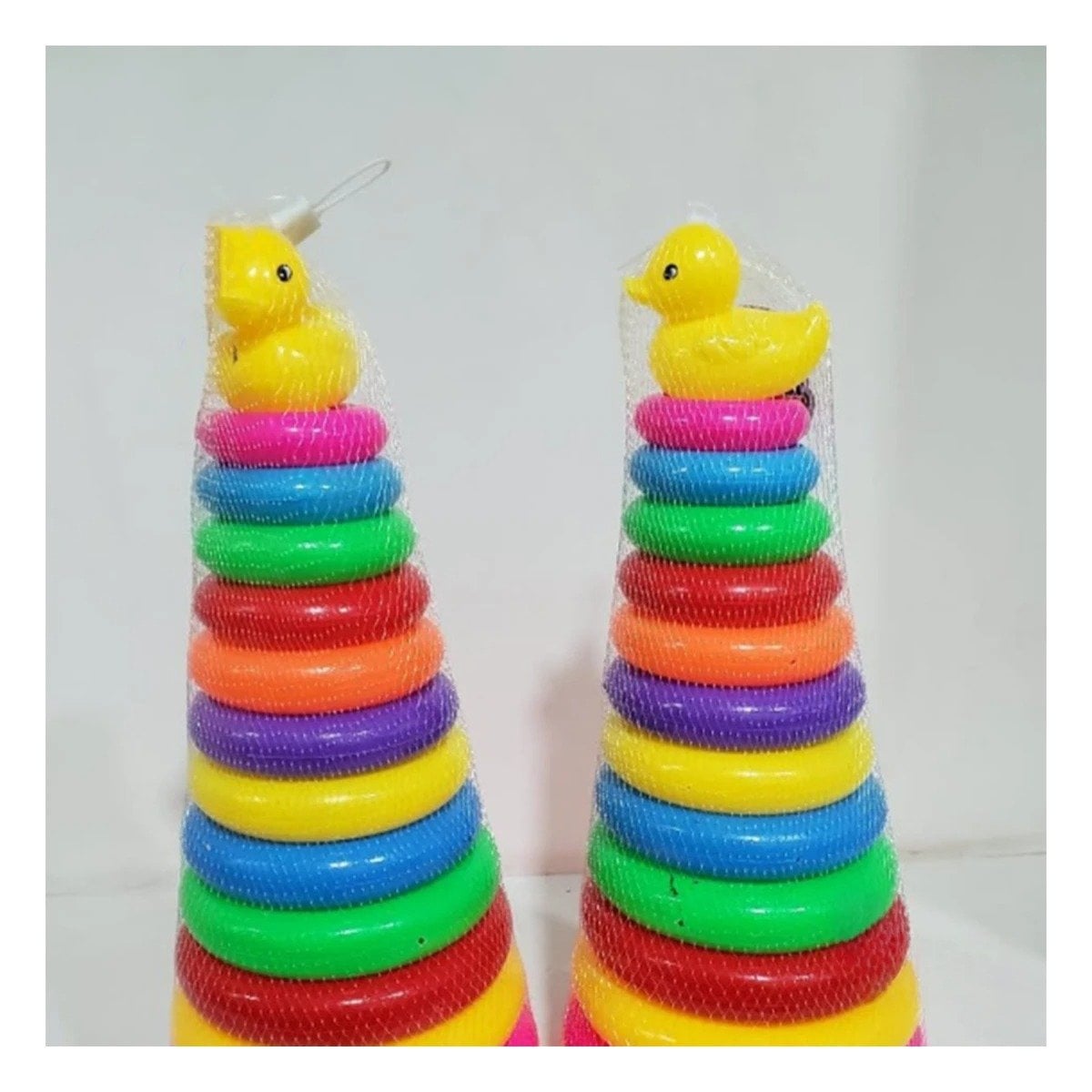 PACK4 SENSORIAL JUEGO DE ANILLOS APILABLES DE COLORES PARA INFANTES EN JUEGO YPAPEL REGALO - 2