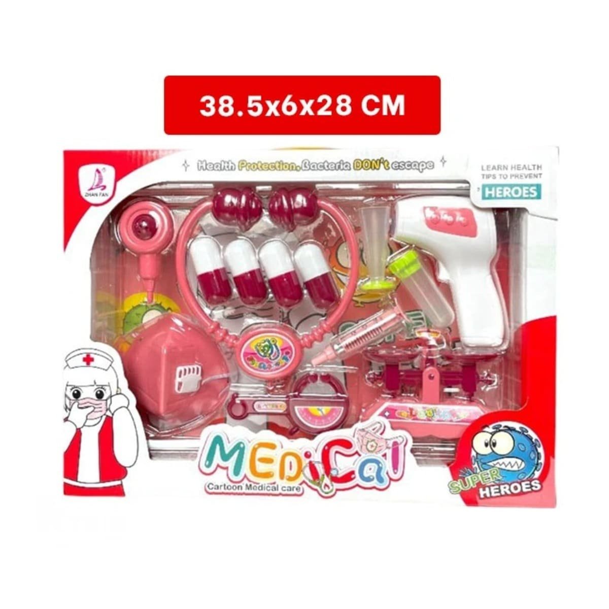 PACK2 MALETIN DE JUEGO MEDICO PARA ACTIVIDADES EN CASA YPAPEL REGALO - 4