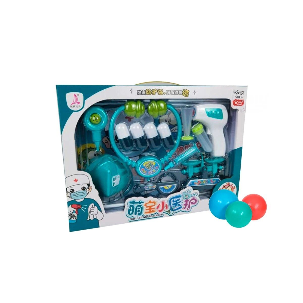 MALETIN DE DOCTOR CON ACCESORIOS MEDICOS PARA JUEGO DE ROL INFANTIL EN CASA YLIGAS REGALO - 3