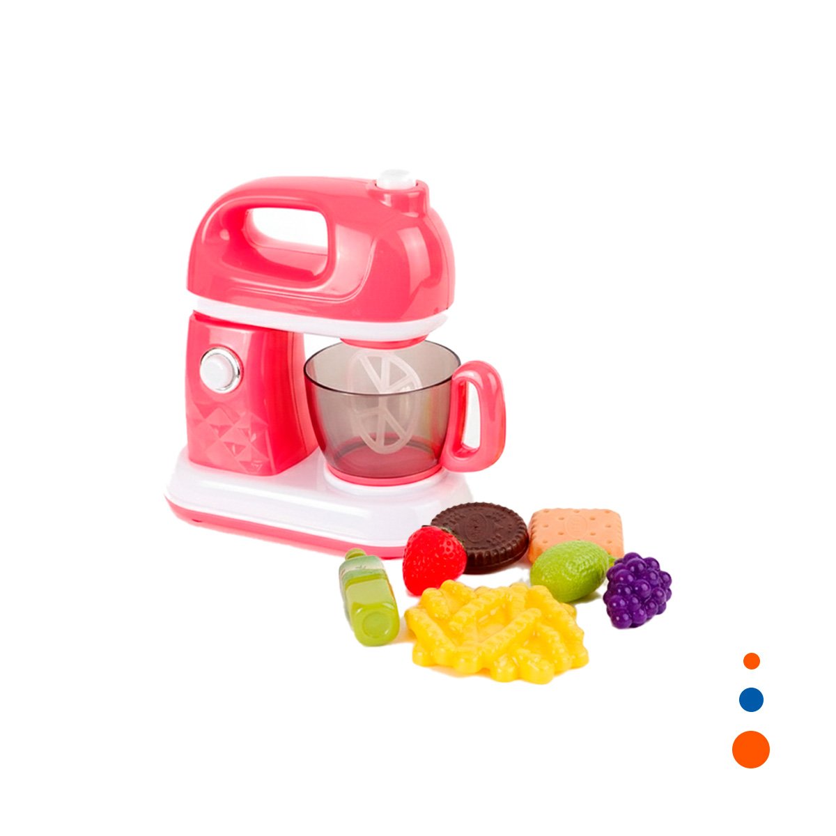 ACCESORIO BATIDORA Y TABLA CON ALIMENTOS PARA JUEGO DE COCINA EN CASA YREGALO STICKER - 3