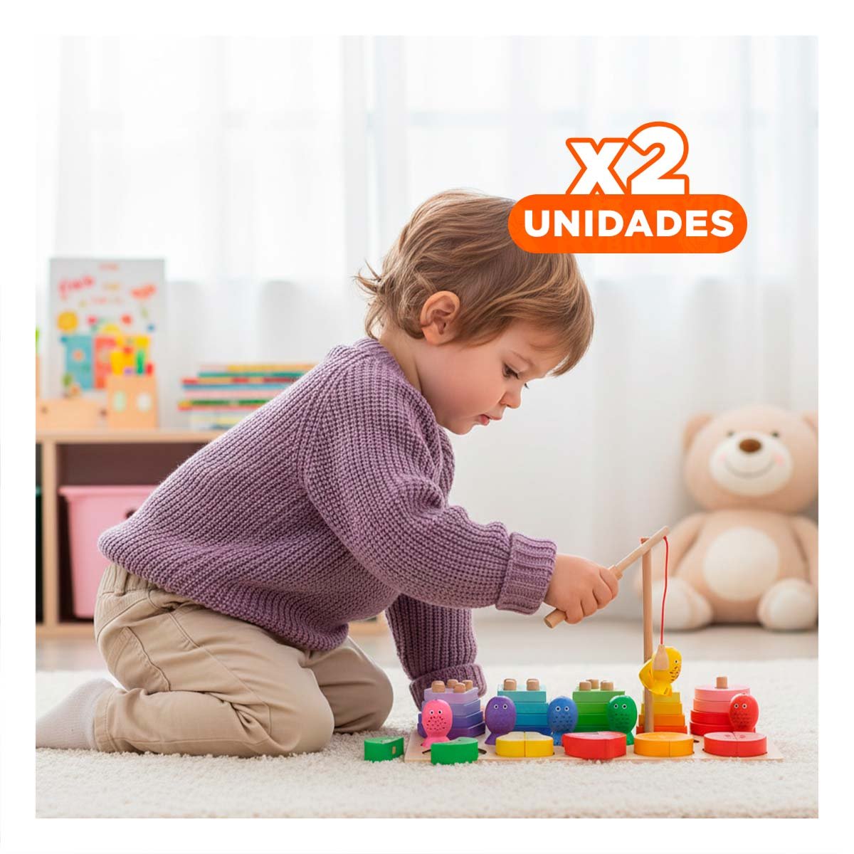 PACK2 FORMAS MULTICOLOR CON FIGURAS GEOMETRICAS YREGALO STICKER - 1