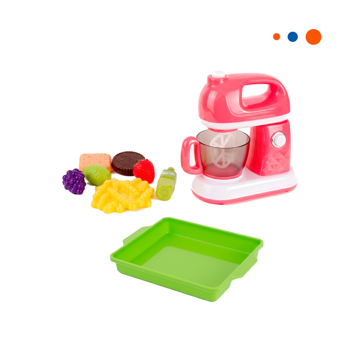 PACK2 PRODUCTO INFANTIL DE COCINA CON BATIDORA Y TABLA CON ALIMENTOS YREGALO STICKER - 2